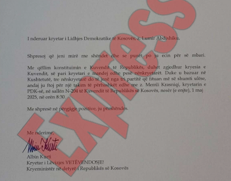 Pas gjashtë dështimesh, Albin Kurti dorëzohet: Thërret për konsultime Memli Krasniqin e Lumir Abdixhikun