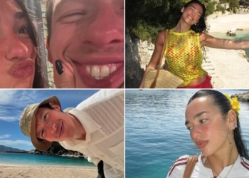 Dua Lipa kthehet për pushime në Shqipëri bashkë me të dashurin e saj, Callum Turner