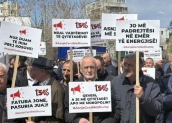 Sot protestë kundër shtrenjtimit të rrymës