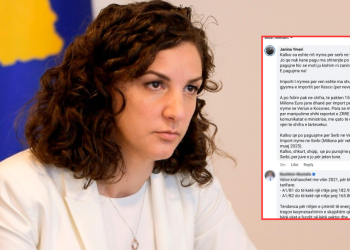 Rizvanolli fshin komentin e zyrtarës së LDK-së për rrymën në veri: ‘Pse kjo frikë ministre?’