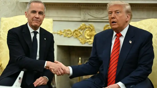 Takimi i parë Carney-Trump shënohet me tensione, por edhe sinjale për partneritet