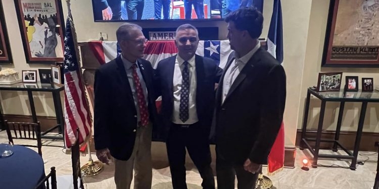 Besnik Tahiri në ShBA, takohet me kryetarin e Kongresit Amerikan Mike Johnson dhe kongresmenë
