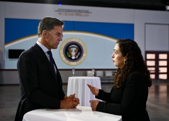 Osmani takohet me Sekretarin e Përgjithshëm të NATO-s në SHBA: Kosova e përkushtuar për anëtarësim
