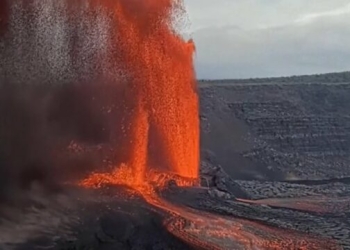 Spektakël lave, vullkani Kilauea shpërthen sërish