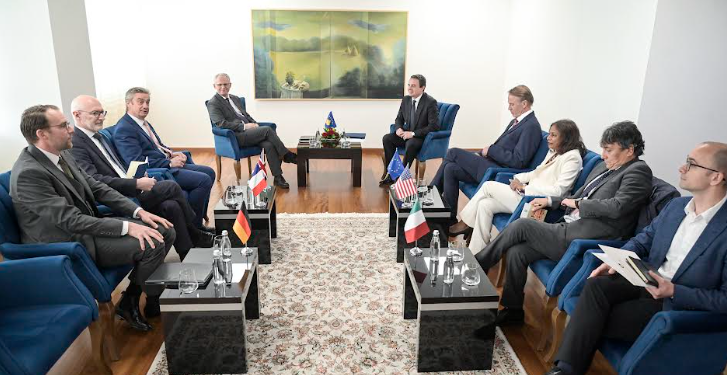 Ambasadorët e QUINT-it vizitojnë Qeverinë, ZKM fokus ka qenë anëtarësimi i Kosovës në Këshillin e Evropës