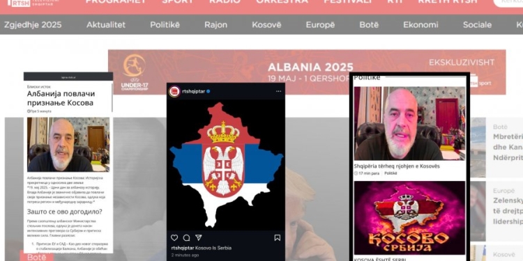 Hakerët serbë sulmojnë faqen e RTSH-së, vendosin lajme kundër Kosovës