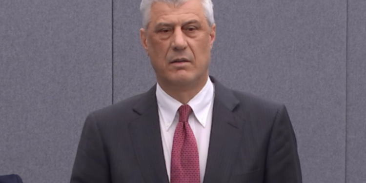 Kërkohet vazhdimi i paraburgimit për Thaçin në rastin kundër administrimit të drejtësisë