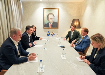 Abdixhiku takon ambasadorin suedez: Qeveria e Tranzicionit, rrugëdalja më e mirë nga kriza institucionale