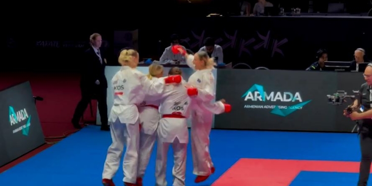 Ekipi i vajzave në karate ka fituar medaljen e bronztë në Kampionatin Evropian
