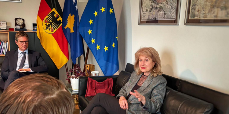 Gjermania rikonfirmon mbështetjen për Gjykatën Speciale pas vizitës së Trendafilovës në Ambasadë