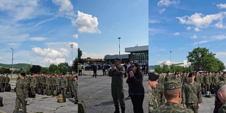 Osmani takon kontingjentin e FSK-së para nisjes në ShBA për trajnimin JRTC