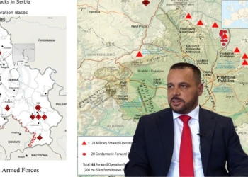 “70% e ushtrisë serbe pranë kufirit”, Maqedonci publikon brigadat që rrethojnë Kosovën