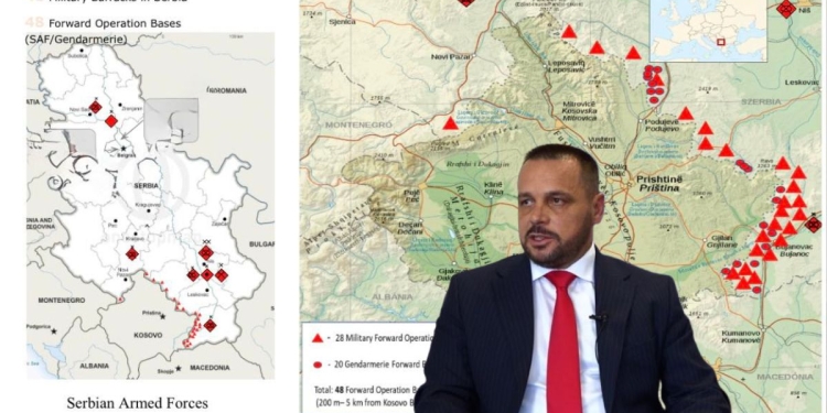 “70% e ushtrisë serbe pranë kufirit”, Maqedonci publikon brigadat që rrethojnë Kosovën