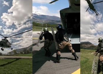Ushtarët italianë të KFOR-it zhvillojnë stërvitje taktike për përballimin e trazirave në Kosovë