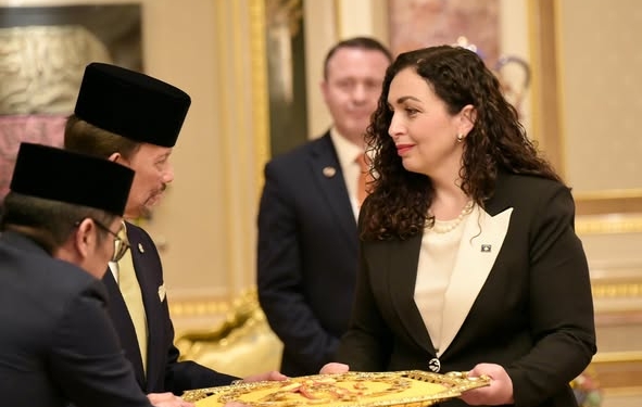 Presidentja Osmani shpreh mirënjohje për nderimin nga Sulltani i Bruneit