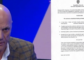 Gani Geci publikon për herë të parë vendimin e Marigona Gecit për emërimin e tij si këshilltar politik