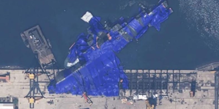 Fotografitë satelitore zbulojnë aksidentin sekret me luftanijen e Koresë së Veriut