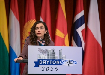 Osmani nga Daytoni: Është koha që NATO t’i hap dyert partnerëve si Kosova