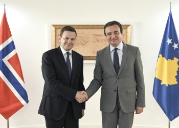 Kurti takoi Përfaqësuesin Special të Norvegjisë për Ballkanin Perëndimor folën për forcimin e marrëdhënieve bilaterale