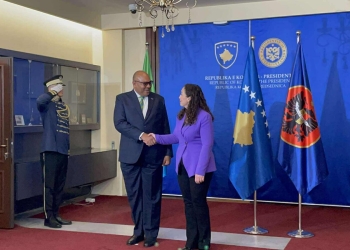 Presidentja Osmani priti në takim ministrin e jashtëm të Tanzanisë, Mahmoud Thabit Kombo