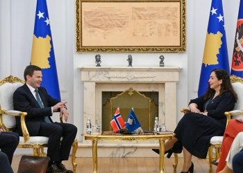 Osmani priti në takim të dërguarin e posaçëm të Norvegjisë për Ballkanin Perëndimor, folën për anëtarësimin e Kosovës në KiE