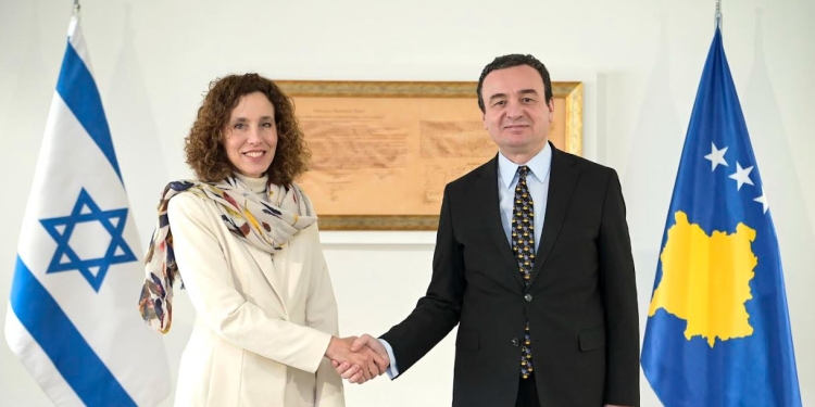 Ambasadorja Ziv: Kurti udhëheqësi i parë ballkanik që dha mbështetje për sulmet ndaj Iranit, e vlerësojmë