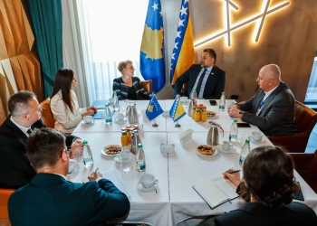 Ministrja Gërvalla takohet me homologun e Bosnjës dhe Hercegovinës, biseduan për bashkëpunim të mëtejshëm