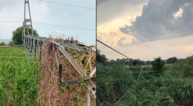 Erërat e forta dëmtojnë rrjetin elektrik, KEDS: Katër shtylla të hekurta u rrëzuan në Viti