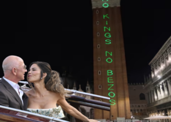 Yjet zbarkojnë në Venecia për dasmën 40 milionë euroshe të Jeff Bezos, qyteti në alarm nga protestat