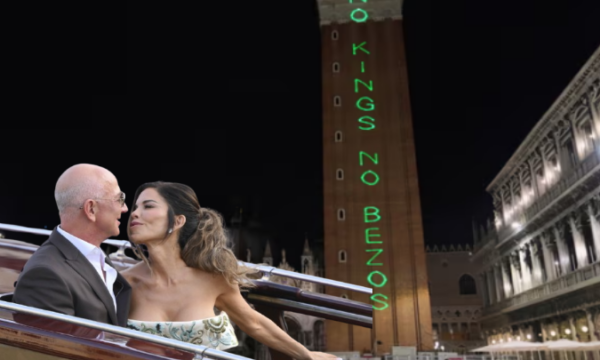 Yjet zbarkojnë në Venecia për dasmën 40 milionë euroshe të Jeff Bezos, qyteti në alarm nga protestat