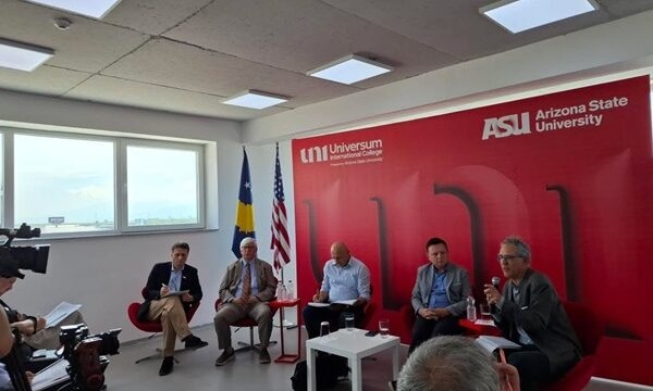 UNI – Universum International College mirëpret Prof.dr. Victor Peskin nga Arizona State University në një diskutim për Rolin e Gjykatës Ndërkombëtare të Drejtësisë per Kosovën në  Hagë