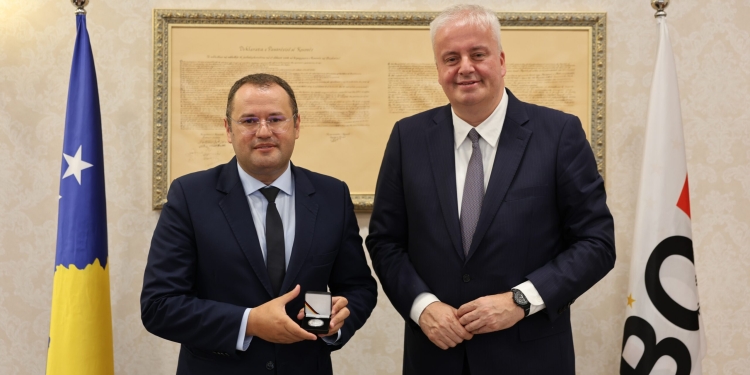 Guvernatori Ismaili mirëpret anëtarin e Bordit Ekzekutiv të Bundesbankës Gjermane