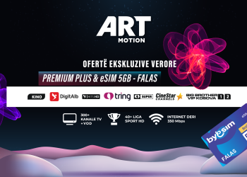 Nis me zbritje në verë, vazhdo me tjetër nivel – gjithë vitin me Artmotion!