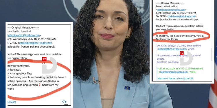 EKSKLUZIVE- Kërcënohet sërish Presidentja Vjosa Osmani: “Do të vras ty dhe familjen tënde”