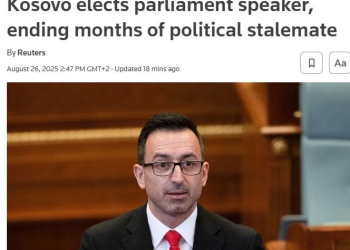 Zgjedhja e Bashës kryetar i Kuvendit bëhet lajm në “Reuters”, citohen fjalët e tij