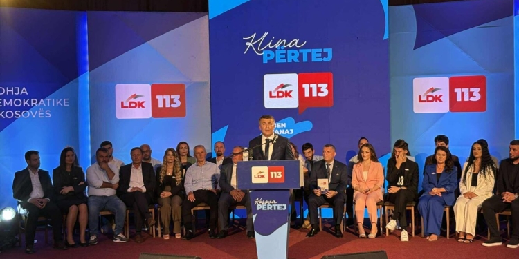 “Klina përtej” – Abdixhiku thotë se vota për LDK-në është votë për qeverisje me duar të pastra