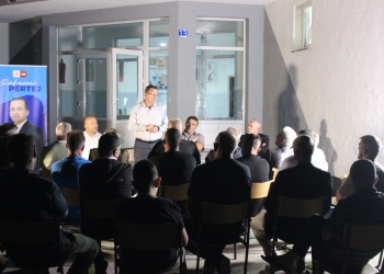 Burim Krasniqi në Dobidol: Premton investime në infrastrukturë, arsim dhe hapësira për të rinjtë