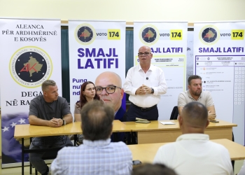 Qytetarët e Rahovecit mbështesin fuqishëm vizionin e Smajl Latifit dhe kandidatit për Kuvend, Drilon Mustafa