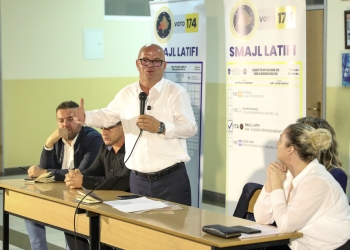 Smajl Latifi me tubim në Malësinë e Vogël – qytetarët me mbështetje të fuqishme për AAK-në