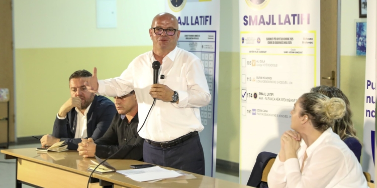 Smajl Latifi me tubim në Malësinë e Vogël – qytetarët me mbështetje të fuqishme për AAK-në