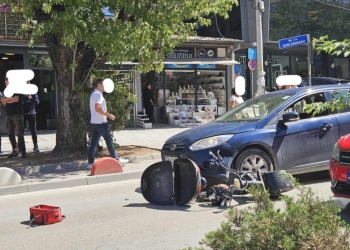 Aksident në “Agim Ramadani”: Përfshihen Motoçikletë dhe Veturë