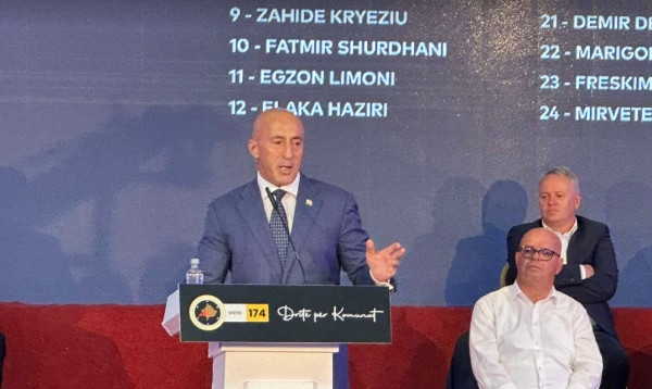 AAK hap fushatën zgjedhore, Haradinaj: Po kalojmë ditë të errëta në vendin tonë