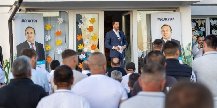 Kryetari Krasniqi në Klinë dhe Malishevë: Më 12 tetor bëhuni bashkë, shkoni te kutitë e votimit dhe votoni numrin 191