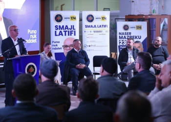 Smajl Latifi në Opterushë: Program i qartë qeverisës, puna nuk ndalet