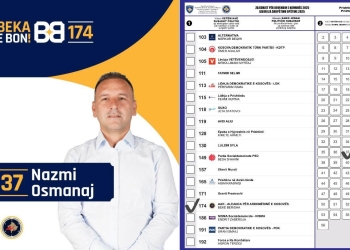 Nazmi Osmanaj bën thirrje për votim në Prishtinë