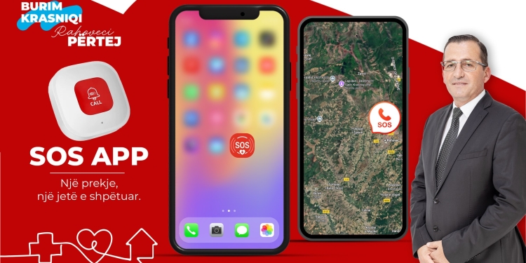 Burim Krasniqi prezanton “SOS Butonin” – aplikacion inovativ për sigurinë e qytetarëve të Rahovecit
