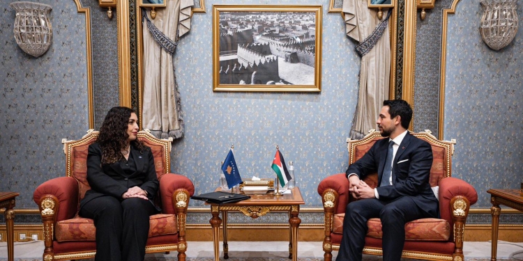 Osmani takon Princin e Kurorës: Kosova dhe Jordania me marrëdhënie të shkëlqyera bilaterale