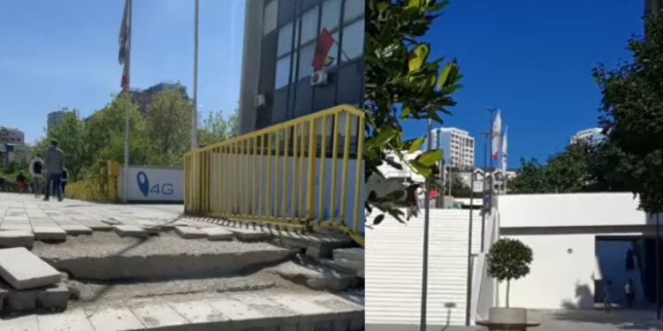 Përparim Rama paraqet ndryshimin e madh te shkallët e Postës: Dikur rrezik për qytetarët, sot të transformuara