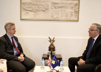 Ambasadori britanik takon Hamzën, e uron për zgjedhjen në krye të PDK-së