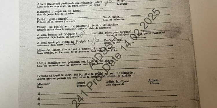 Dokument ekskluziv. Pamja e Milaim Zekës në vitin 1983, kur nga Parisi mori rrugën për në Shqipëri